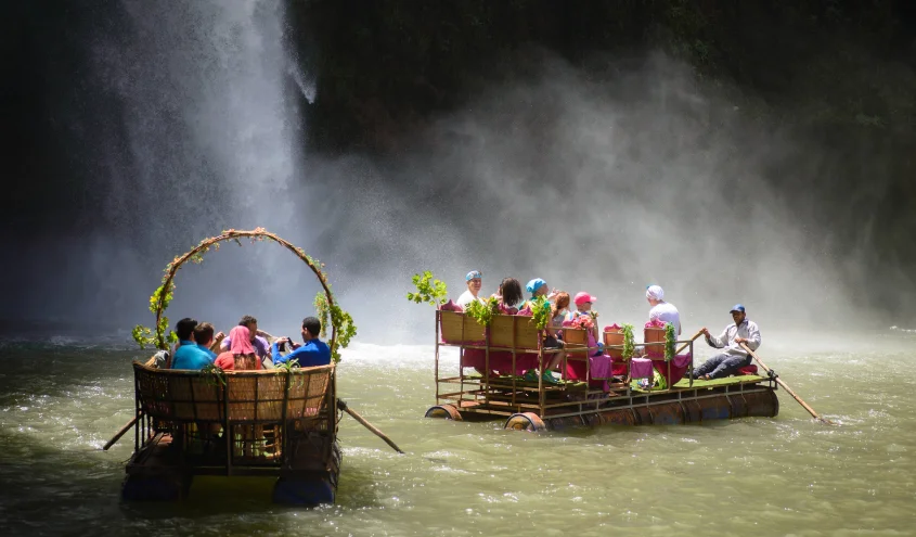 Excursion aux cascades d’Ouzoud au départ de Marrakech – 1 jour 